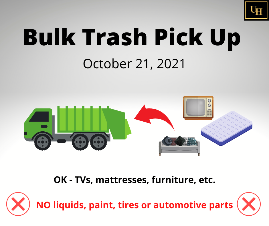 Bulk Trash Pick Up Urbana Highlands HOA